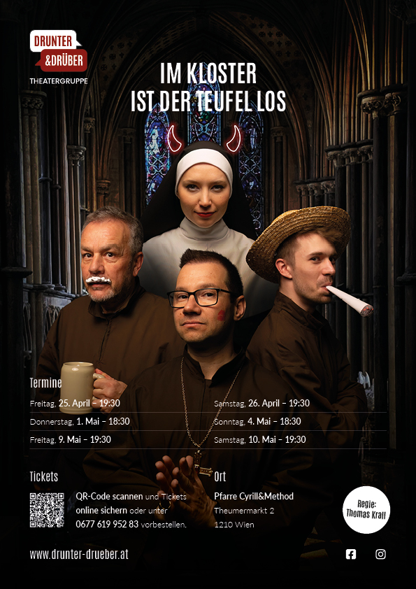Im Kloster ist der Teufel los – Plakat 2025